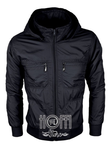 Chaqueta Hombre Capota Removible Impermeable Térmica 