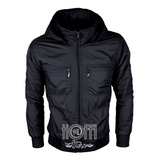 Chaqueta Hombre Capota Removible Impermeable Térmica 