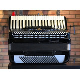 Acordeon Scandalli 120 Baixos Preta - Usada