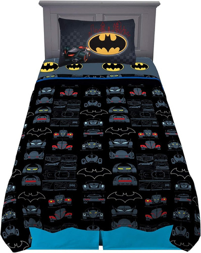 Juego De Sábanas Batman 3 Para Cama Individual