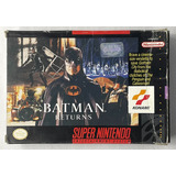 Batman Returns Super Nintendo Snes En Caja Rtrmx Vj