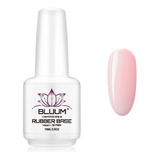 Base Rubber Profesional Bluum Rosado Glitter