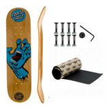 Shape Santa Cruz 7.75 Powerlyte Fibra + Lixa Jessup + Paraf.