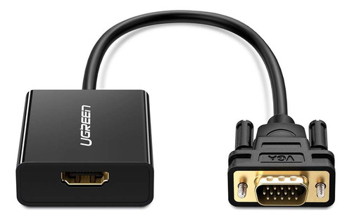 Ugreen Adaptador Activo De Hdmi A Vga Con Conector De Audio 