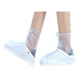 Fundas De Zapatos Impermeables Blancas Transparentes Xl Para