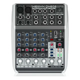 Consola Behringer Qx602 Mp3 6 Canales Mixer Efectos Estudio