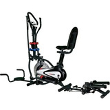 Bicicleta Elíptica Estática 10 En 1 Silla Monitor Pesas Gym