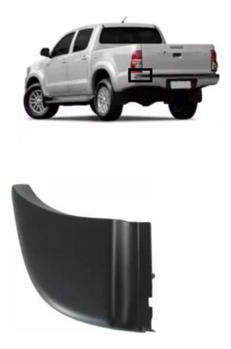 Aleron Izquierdo Defensa Trasera Toyota Hilux 2011 2012 2013