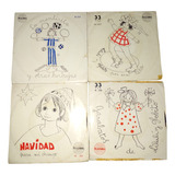 4 Discos De Vinilo Infantiles Liluli Y Globito