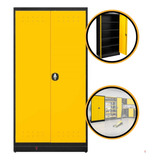 Armário Multiuso 2 Portas Modular Oficina Aço P/ferramentas