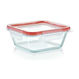 Hermetico Contenedor Vidrio Fresh Lock Cuadrado 950cc Pyrex