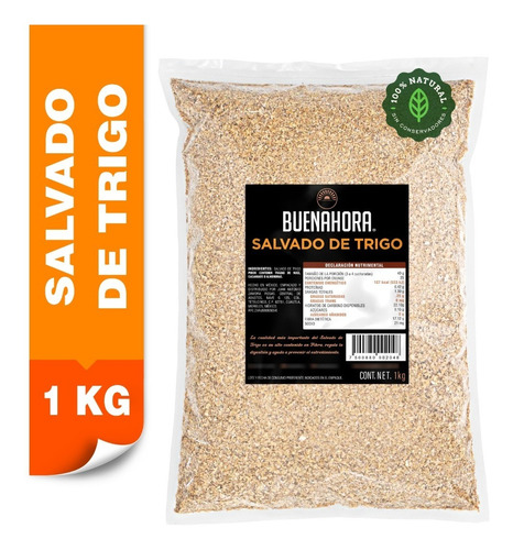 Salvado De Trigo Natural Calidad Premium 1kg