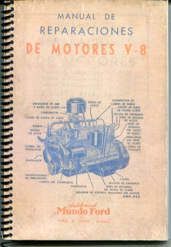 Manual Reparaciones Motor Ford V8 85 Hp 1941 1942 1946