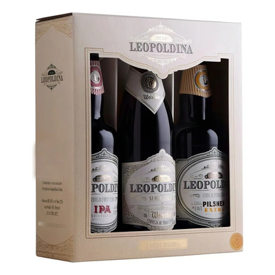 Kit Cerveja Leopoldina Pilsner Weissbier IPA 500ml Artesanal Brasil | MercadoLivre