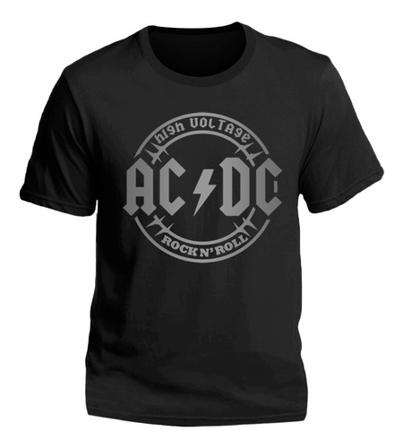 Remera Ac/dc Acdc Logo Musica Rock