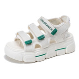 Sandalias Muffin Velcro Casual Deporte Roma Zapatos Playa