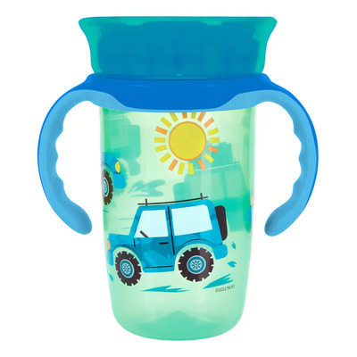Vaso Entrenador Antiderrame 360° Nuby Verde Silicón 6+ Meses | MercadoLibre