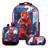 Mochila Infantil De Costas Masculina Spider Man Toys 2u