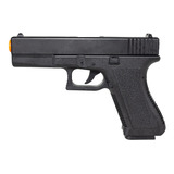 Arma Glock 17 Airsoft Rossi Polímero Mola Spring Bolinha 6mm