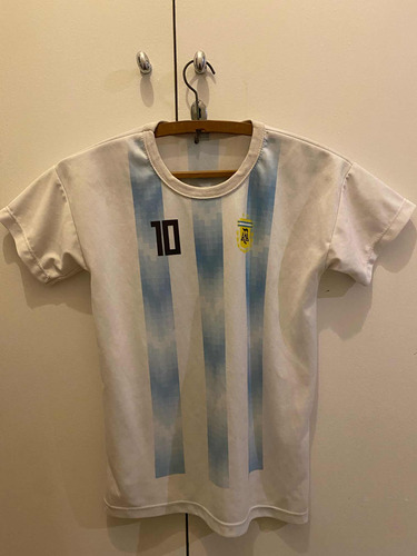 Camiseta Argentina Niño Talle 14 Messi 10