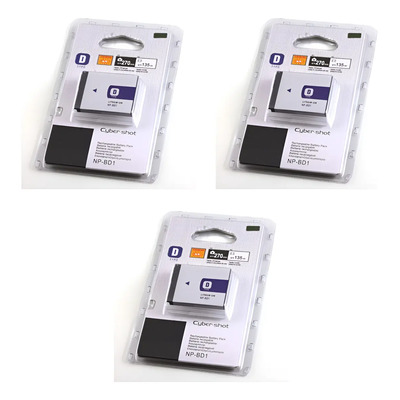 (3) Baterias Mod. 73731 Para S0ny Cybershot Np-bd1  | MercadoLibre