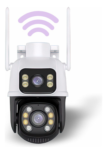 Câmera De Segurança Wi-fi Smart Camera A28b Dupla  Lente 3mp
