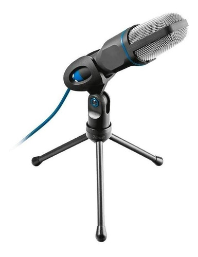 Microfone Trust Mico 20378 Condensador Omnidirecional Cor Preto