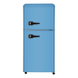 Tymyp Refrigerador Retro De 3.2 Pies Cubicos Con Congelador,