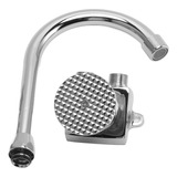 Grifo De Lavabo Con Pedal Para Fregadero De Cocina, Montado