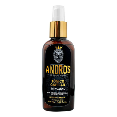 Tónico Capilar Con Minoxidil Andros 120ml Anticaída Cabello | Meses sin interés