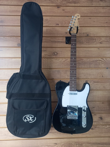 Guitarra Telecaster Sx Ed-2 Cor Bk Com Bag + Cabo