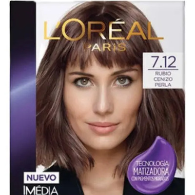 Tinte Para Cabello Excellence L'oréal Paris Tono 7.12 | MercadoLibre