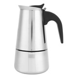 Cafetera Portátil De Acero Inoxidable Para 4 Tazas, Cafetera