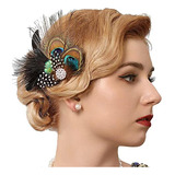 Tocado Genbree Vintage Flapper Fascinator De La Década De 19