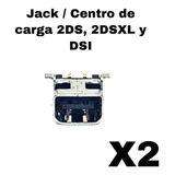 2x Jack Conector Centro De Carga Para Nintendo 2ds New 2dsxl