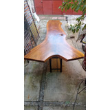 Mesa Comedor De Madera Parota Pieza Única