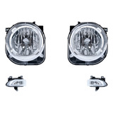 2 Faros + 2 Cuartos Depo Para Jeep Renegade 2015 A 2017