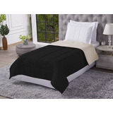 Edredom Comfort Solteiro Ideal Hotéis E Pousadas Atacado Cor Preto/avel