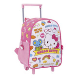 Hello Kitty Mochila Escolar Jardin Carro 12 PuLG Infantil Ed