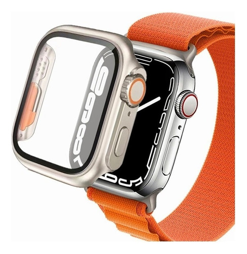 Vidrio, Funda Y Correa Para Apple Watch Series 8 7 6 A Ultra