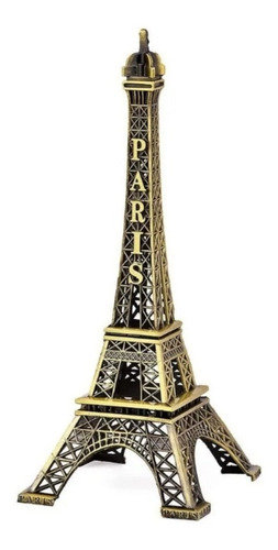 Torre Eiffel Paris Francia Pequeña 19cm De Metal Decorativo