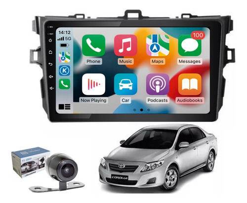 Central Multimidia Carplay Bt 9 Corolla 2012 2013 2014 Gps