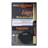 Kit De Estudo Liverpool Liver Pack Com Pad, Baqueta, Chave