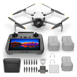 Drone Dji Mini 4 Pro Rc 2 Tela  Combo Plus 3 Baterias 60 Min