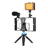 Estabilizador Flash Microfono Tripode Foto Video Smartphone