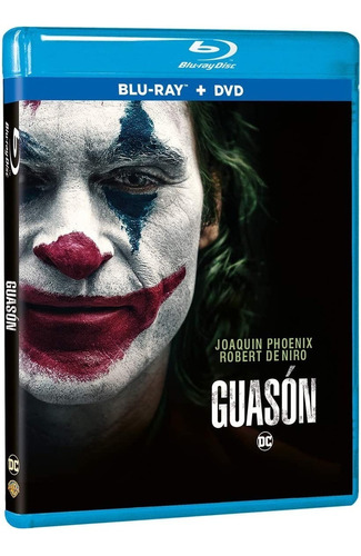 Joker Guason Dc Comics Joaquin Phoenix Pelicula Bluray + Dvd