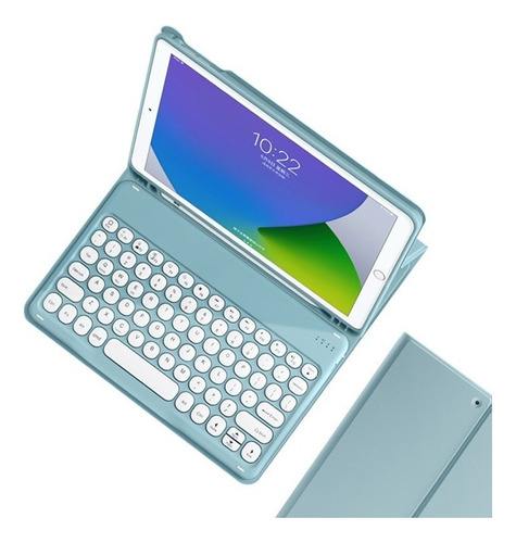 Funda Con Teclado Retro Para iPad 9.7 5ª Y 6ª Generación