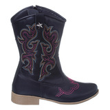 Bota Texana Infantil Feminina Country Rodeio Western