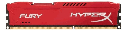 Memória Ram Fury Color Vermelho  4gb 1 Hyperx Hx318c10fr/4