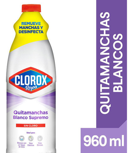 Quitamanchas Clorox Blancos Supremos 960 Gr
